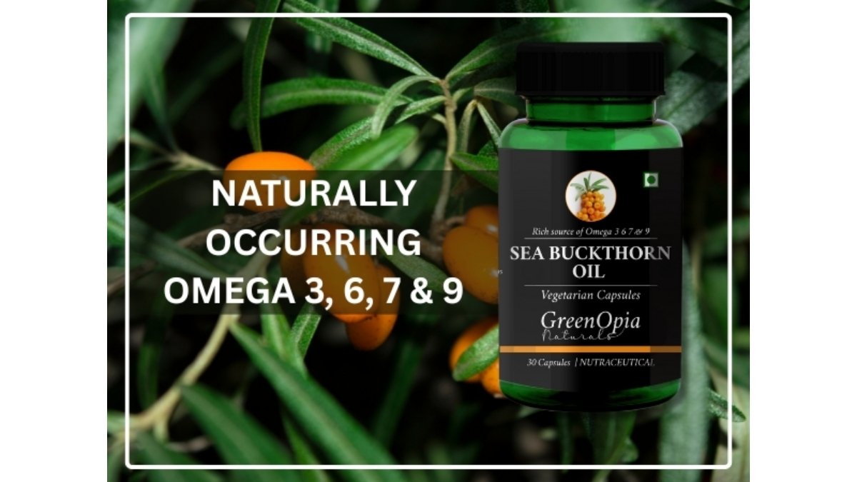 GreenOpia Sea Buckthorn Oil Capsules: The Natural Path to Inner Wellness and Radiant Health
