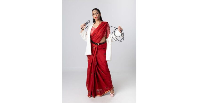 Sharul Channa, Singapore’s Leading Stand-Up Comic, Teams Up with Renowned Saree Brand, Suta for Women’s Day India Tour