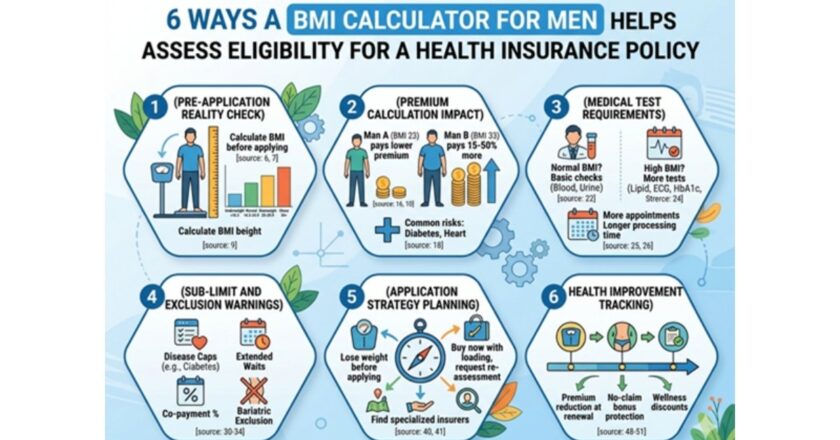 6 Ways a BMI Calculator for Men Helps Assess Eligibility for a Health Insurance Policy