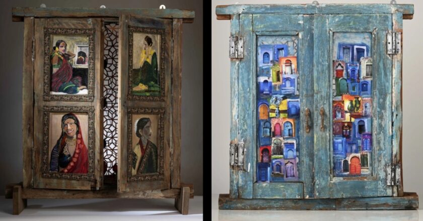 Nandita Desai Unveils a Unique Painting Exhibition on Vintage and Handcrafted Windows
