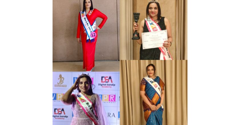 Meghana Santhosh Rao Crowned ‘Miss Confident Star’ at VPR Miss and Mrs India, Inspires Women to Follow Their Dreams