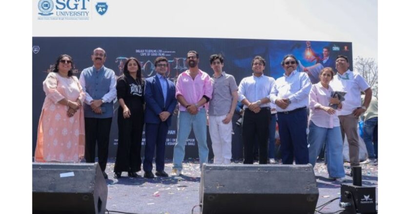 Akshay Kumar Creates Electrifying Buzz at SGT University for Bhooth Bangla Promotions