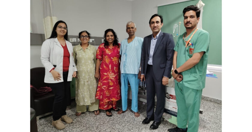 72-Year-Old Travels 1200 km by Road Ambulance from Mumbai to Jaipur, Undergoes Successful Valve Replacement and Angioplasty