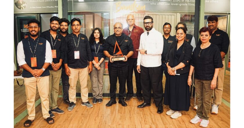 Bandson Windows, a Pioneer in Premium Fenestration, wins the Grandstand Jury Award in the Gold Category at Ace Reflect Goa