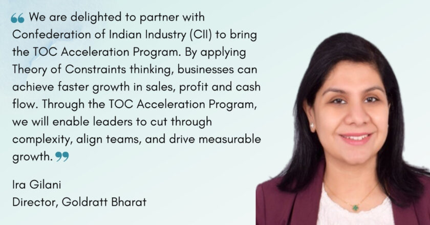 Goldratt Bharat and CII Announce Certified TOC Business Acceleration Program Starting May 20
