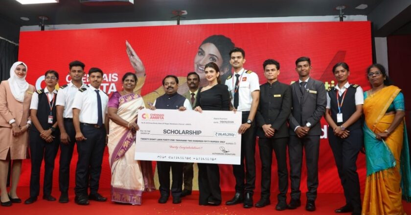 Ms Sreeleela joining hands with Chennais Amirta