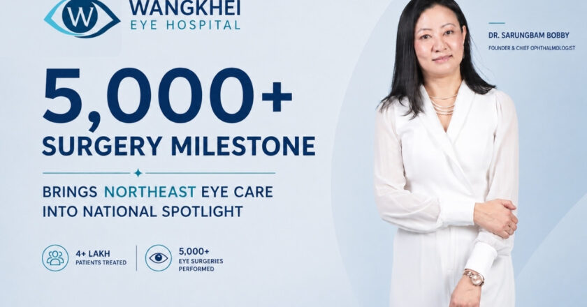 Wangkhei’s 5,000+ Surgery Milestone Brings Northeast Eye Care Into National Spotlight