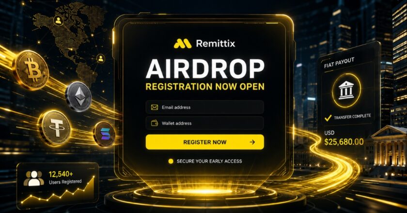 Remittix Airdrop Registration Is Now Open As Community Rushes To Secure Early Access