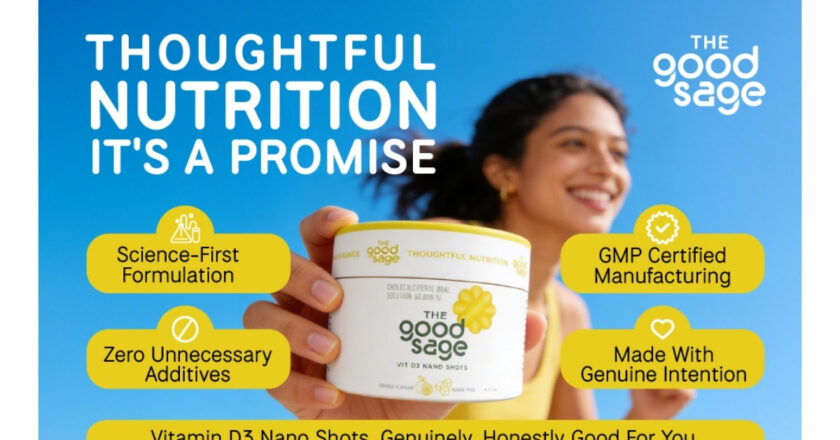 The Good Sage Launches India’s First AI-Based Vitamin D3 Assessment Tool – Free, 2-Minute Test Requires No Blood Sample