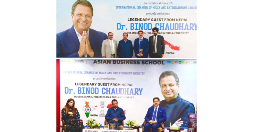 Dr. Binod Chaudhary Shares Global Success Mantra at Asian Business School, Noida