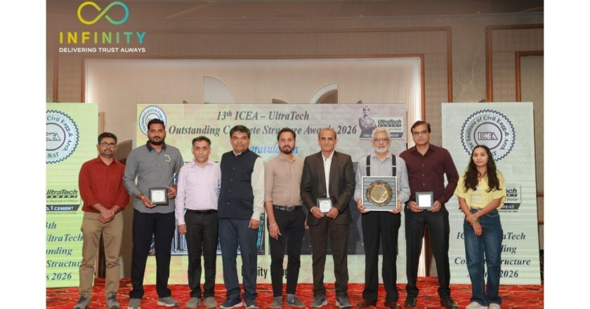 Infinity Group Receives Prestigious 13th ICEA–UltraTech Outstanding Concrete Structure Award 2026
