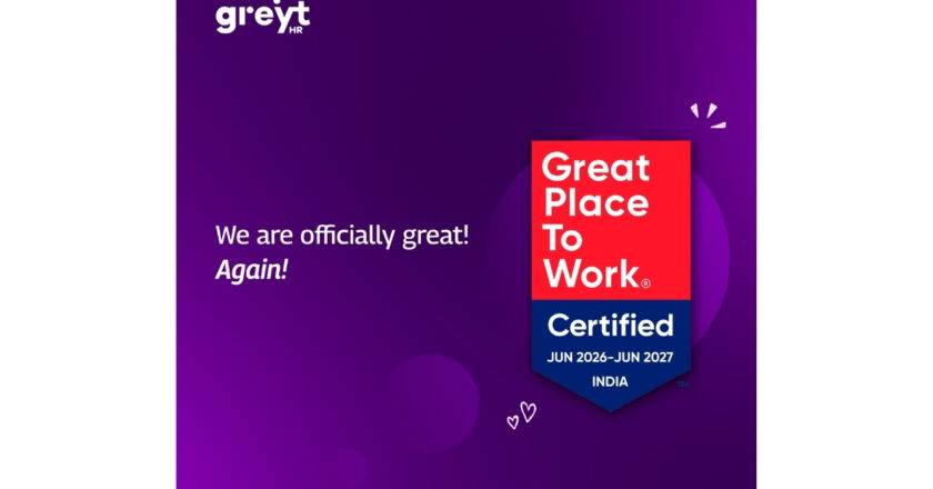 greytHR Earns Great Place to Work® Certification for 2026