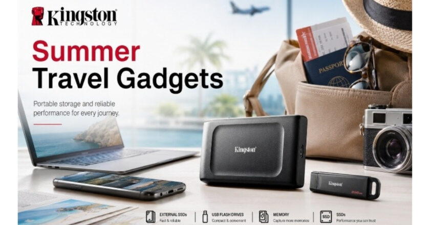 Travel Light, Store More: Kingston’s Summer Travel Gadgets for People on the Move