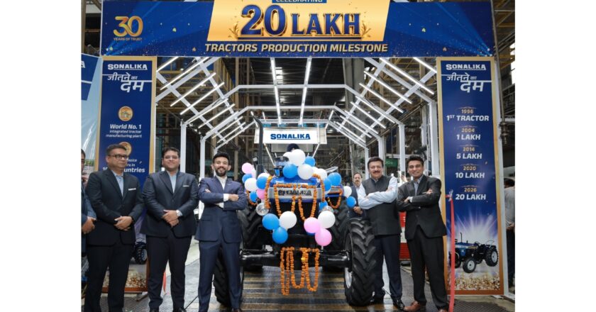 Sonalika Marks 30-Year Milestone with 20 Lakh Tractor Production at Hoshiarpur Manufacturing Plant