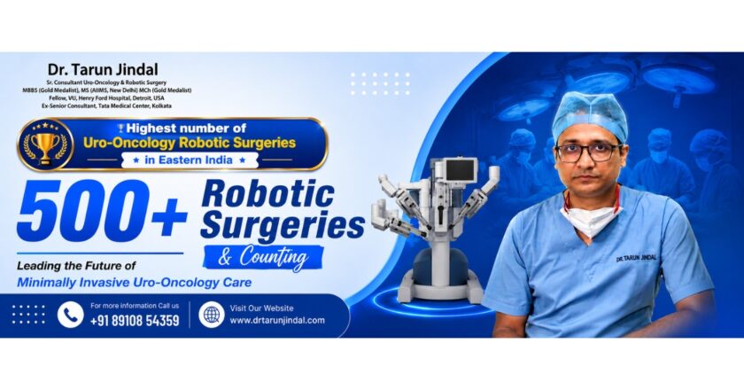 Dr. Tarun Jindal Strengthens Robotic Uro-Oncology Excellence at Apollo Hospitals Kolkata with Over 500 Robotic Surgeries in Eastern India