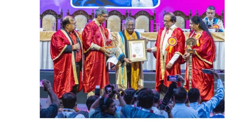 Ravindra Chamaria, Chairman of Infinity Group, Receives Honorary D.Litt. from Techno India University