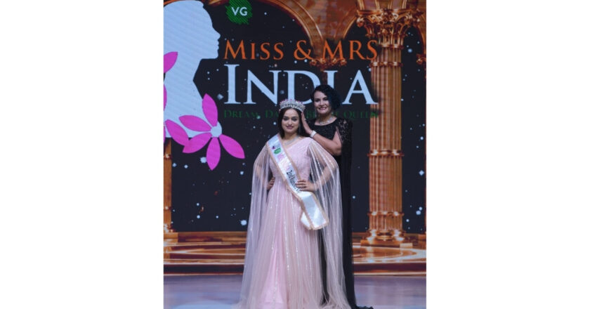 Divya Abhay Pandey Crowned VG Mrs India 2nd Runner-Up 2026, Inspiring Women to Dream Bigger
