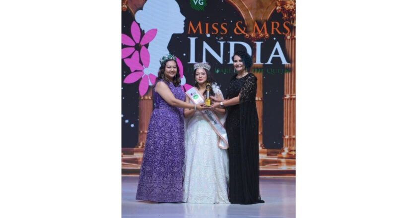 Nisha Chaurasia Won the Title of 2nd Runner Up at VG Miss & Mrs India Beauty 2026, Season 8.