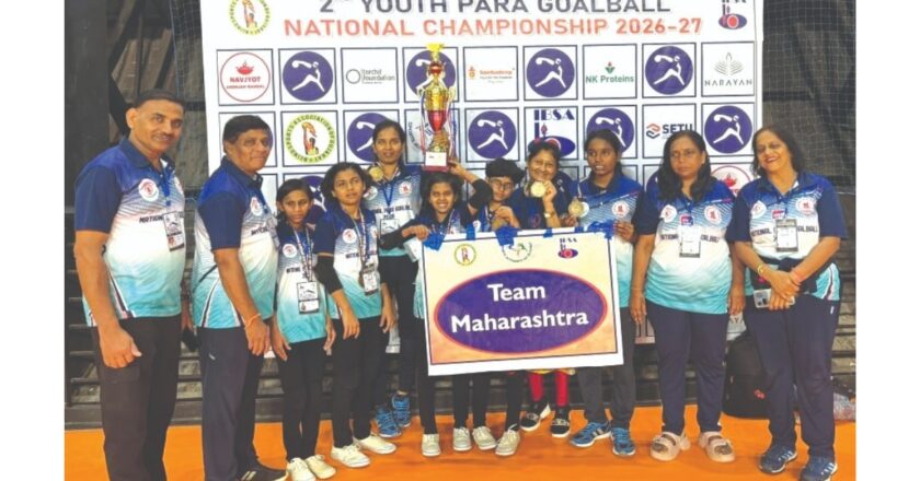 Maharashtra Junior Girls are National Champions at Youth Para Goalball Championship 2026