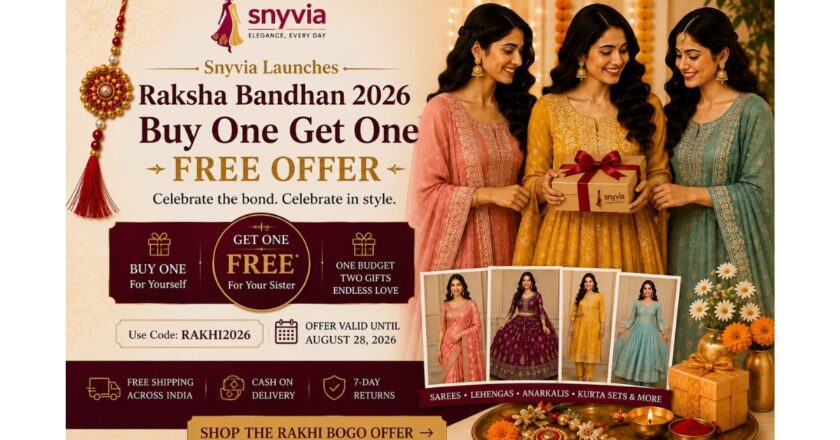 Snyvia Launches Raksha Bandhan 2026 Buy One Get One Free Offer on Women’s Ethnic Wear