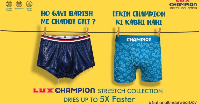 LUX Champion breaks away from the usual comfort conversation with a cheeky monsoon campaign