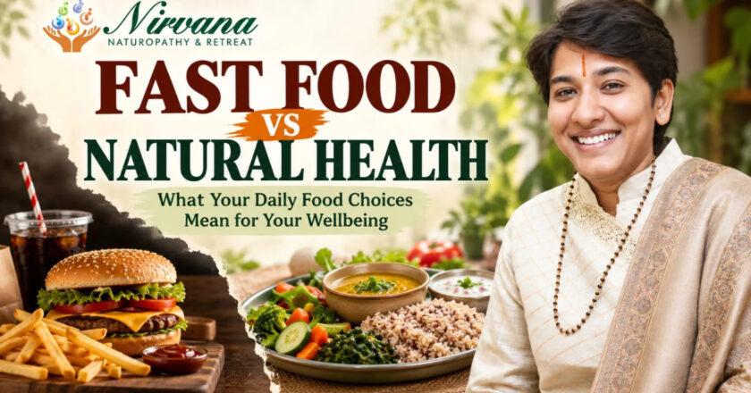 Nirvana Naturopathy & Retreat: Fast Food vs Natural Health: What Your Daily Food Choices Mean for Your Wellbeing