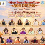 India’s First-Ever 500-Drum Bhakti Jamming Experience Comes to Mumbai with Maha Bhakti Rhythm Yatra