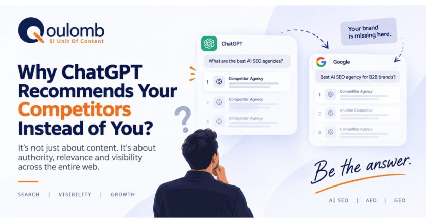 Why AI Platforms Recommend Your Competitors Instead of You: Qoulomb’s AI SEO Experts Explain